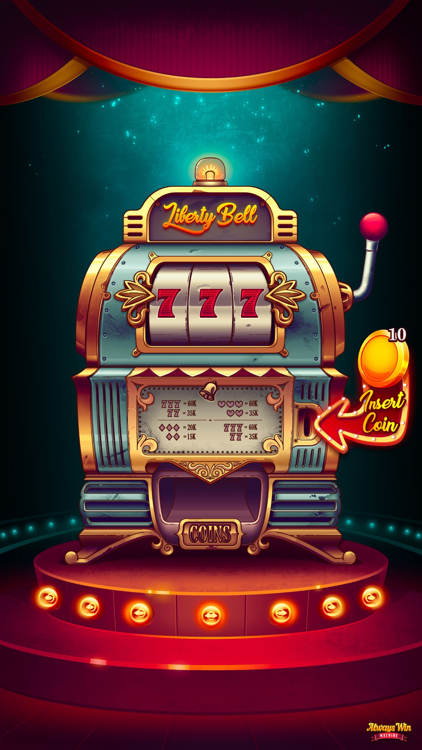 Roulette wheel spinning